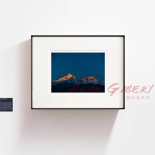 画小众装 摄影艺术风景版 饰画现代简约高级挂画 黎明 面茨姆峰