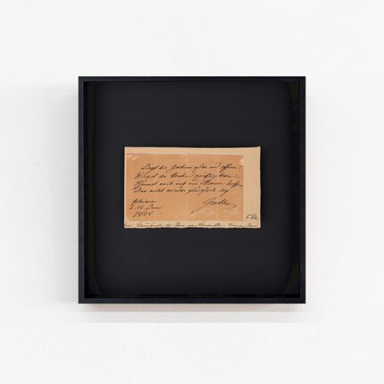Goethe 歌德丨祝福诗 手稿复刻版画小众装饰画现代简约艺术挂画