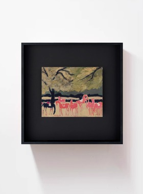 André Brasilier丨Horse Races 版画小众装饰画现代艺术高级挂画