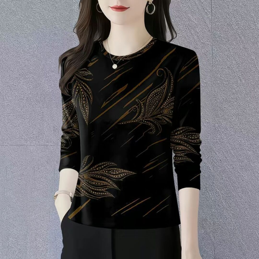 时尚妈妈装遮肚洋气T恤衫