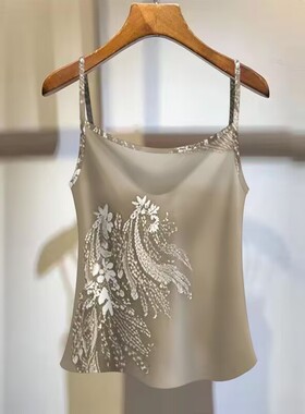 清仓捡漏~2025高档吊带背心女夏季打底新款无袖吊带修身百搭上衣