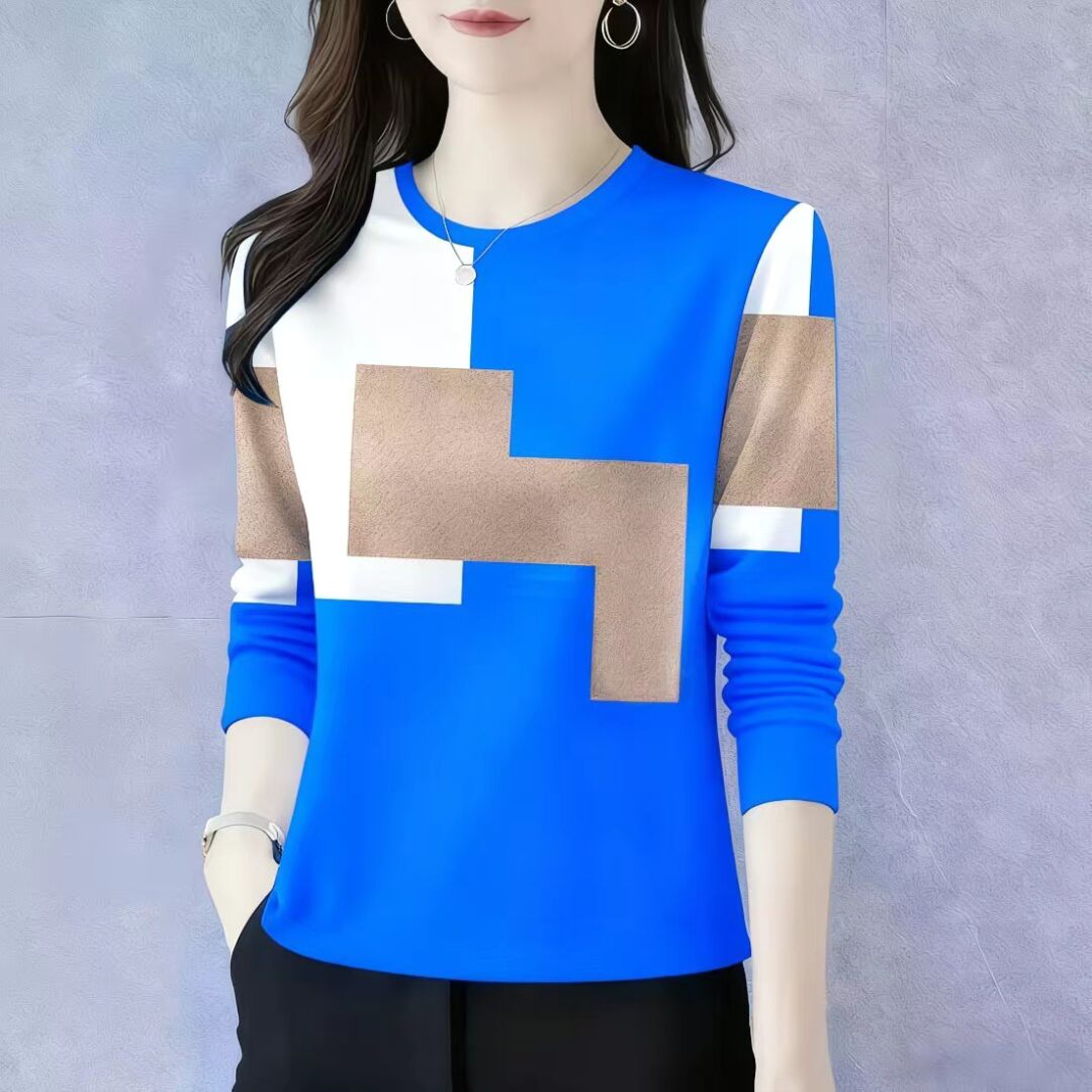 时尚妈妈装遮肚洋气T恤衫