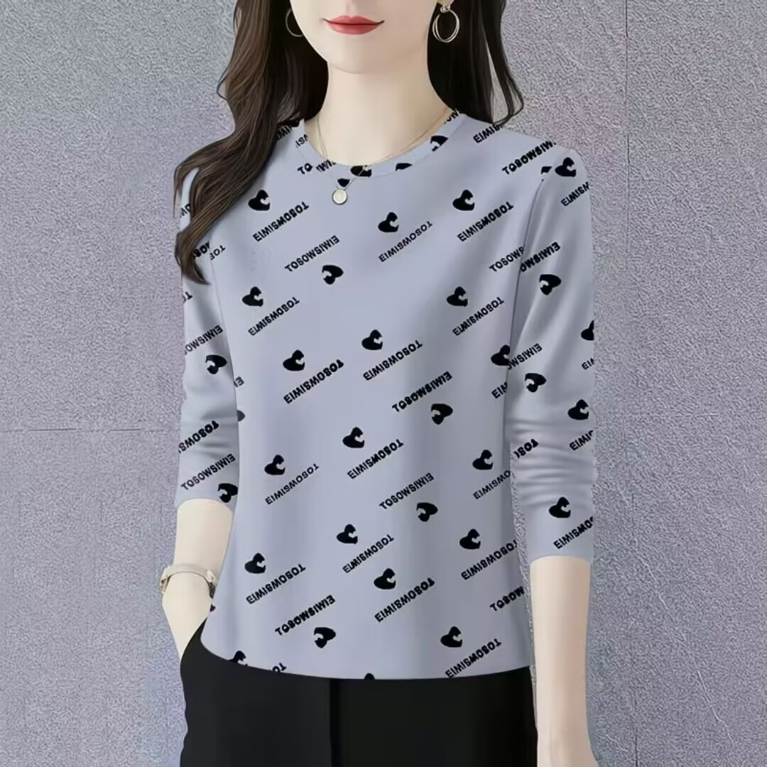 时尚妈妈装遮肚洋气T恤衫