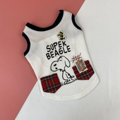 法斗背心夏天薄款 网红狗狗衣服泰迪比熊雪纳瑞巴哥斗牛犬胖狗背心