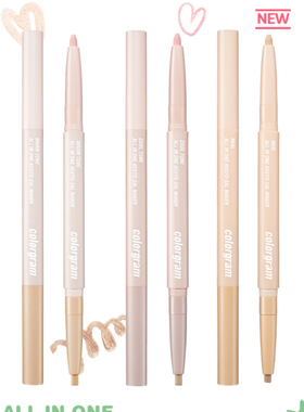 韩国colorgram卧蚕笔双头哑光细闪珠光学生平价正品新手懒人提亮