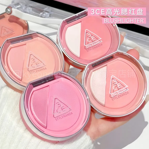 3ce焕妆腮红高光盘二合一膨胀色
