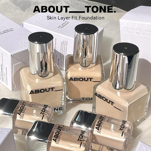 新品 tone肌肤贴合冰透粉底液自然持久水润细腻服帖不脱妆女 about