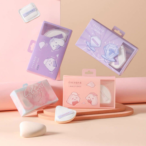 爱我啵啵粉扑everbab棉花糖