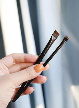 刀锋眼线刷扁平头斜角卧蚕刷纤细王霏霏推荐同款女眉毛眼睑下至刷