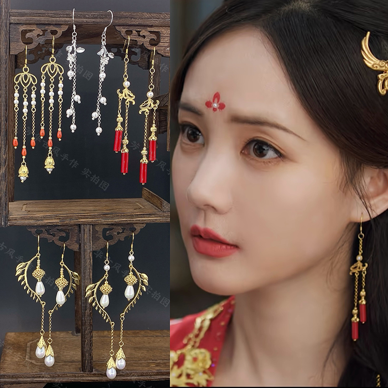 宋一梦同款古风耳环中国风汉服