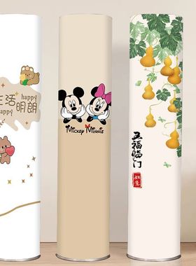 空调防尘罩圆柱形立式2025新款客厅落地3P柜机空调套开机不取柜式