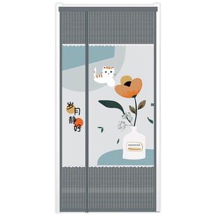 新款金刚网防蚊门帘卧室房间魔术贴防偷窥防窥透风对吸隐私遮挡帘