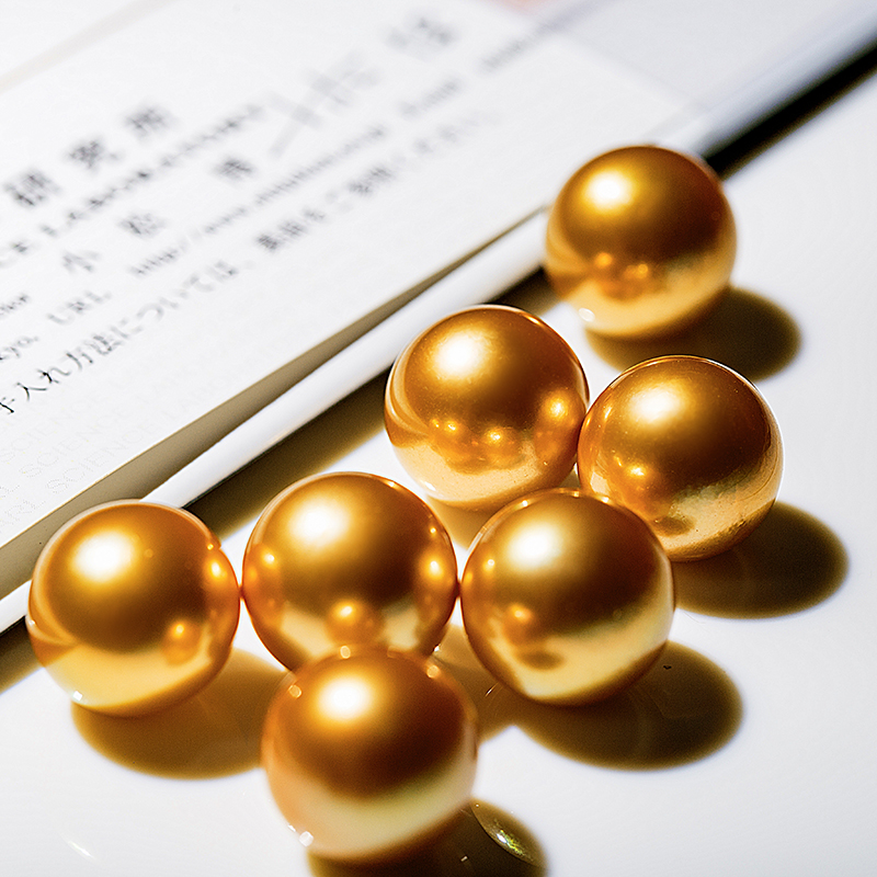 jmi珠宝项链女颈链南洋金珠马贝吊坠天然珍珠戒指手链菲律宾裸珠