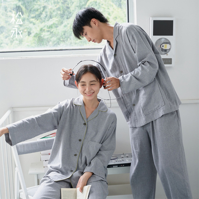 新款纯棉睡衣套装简约