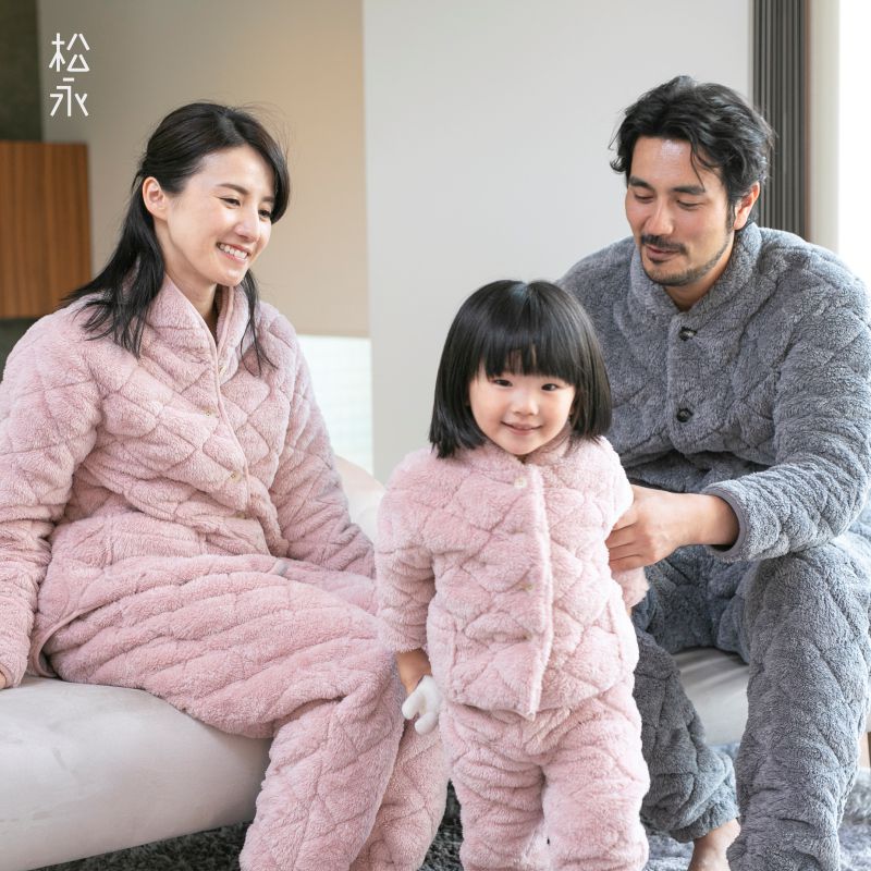 松永亲子舒棉绒女式情侣家居服