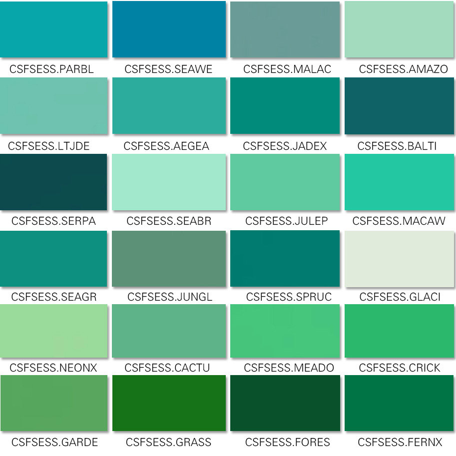 绿蓝色系纯色布 罗旺素色布 基础配色拼布手工diy45*55cm美国进口