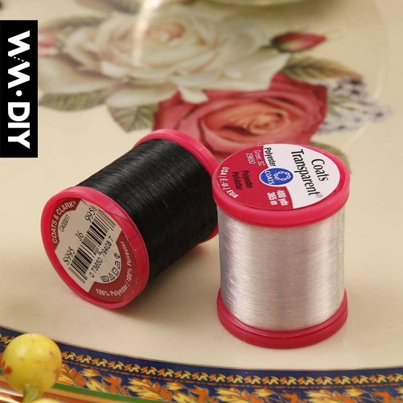 coats高士 美国进口机缝手缝透明线 400码2色可选s995 透明底线