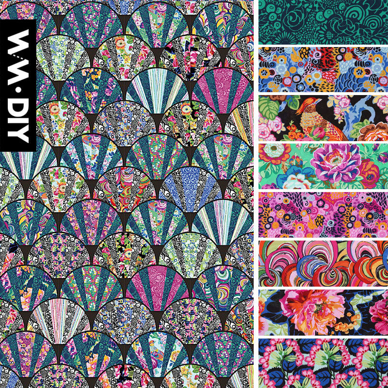 咆哮的二十年代爵士时代风格布料 美国进口棉布服装面料罗旺1/4码