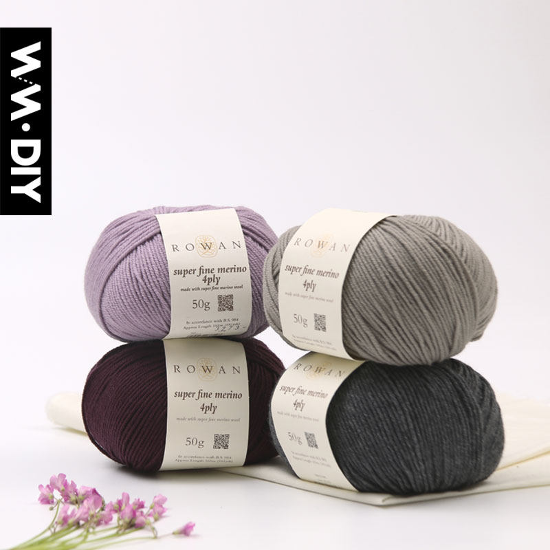 rowan美丽诺羊毛 50g 165米 美国进口毛线 美利奴羊毛diy编织