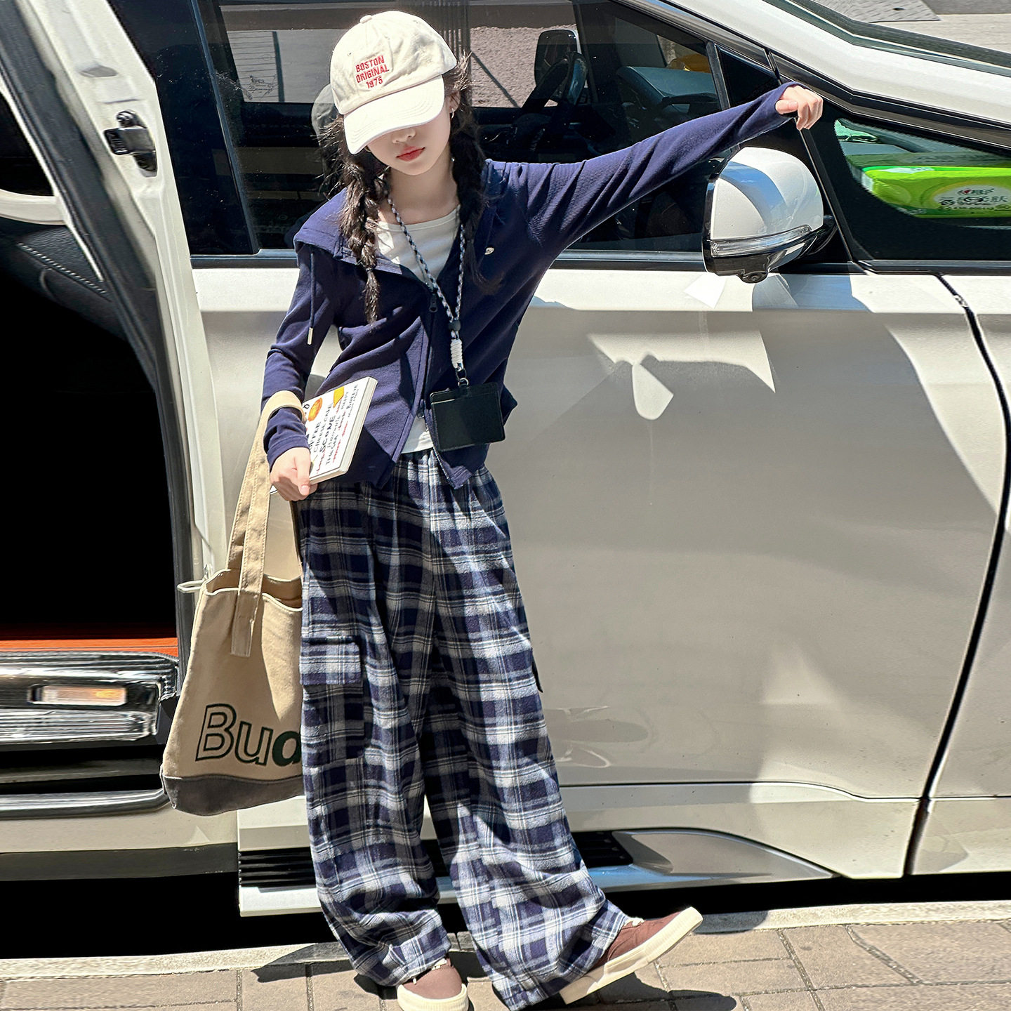 女童休闲套装2025秋新款大童儿童运动套装