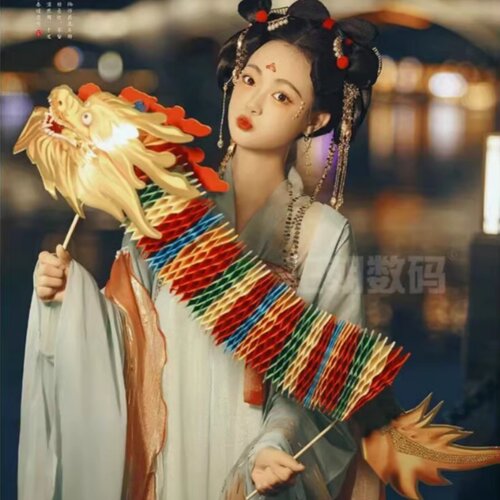 对联影楼春节新年拍摄道具