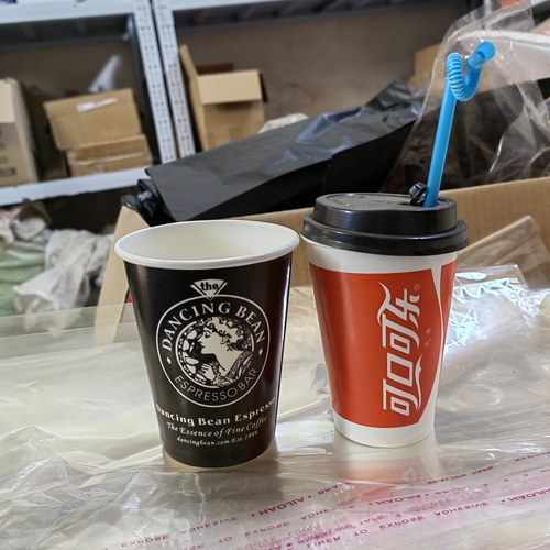 旅拍韩式婚纱照道具纸杯