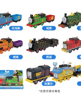托马斯动画同款小火车玩具轨道车礼物儿童电动玩具车早教益智