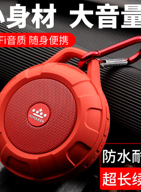 朗琴T350可插卡蓝牙小音箱无线迷你小型音响便携式超重低音炮户外