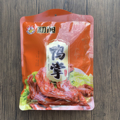 卤味即食休闲零食 真空装 温州特产 初旭食品鸭掌净重380克独立装
