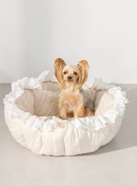 日本Un Tou Tou宠物沙发猫窝四季通用可抽绳两用 狗窝小型猫犬垫