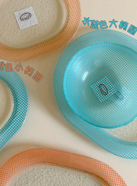 韩国eding耐热玻璃秋冬新色餐盘意面盘酸奶碗椭圆盘
