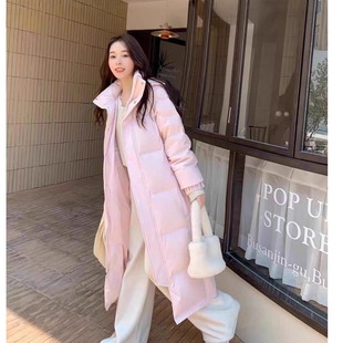 新国标女装长款羽绒服男女超长款过膝加厚冬季2025年新款情侣中戏