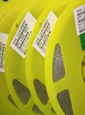 1N4148 LL4148 SOD-80贴片圆柱玻璃LL34 1206黑色/透明带 2.5K/盘