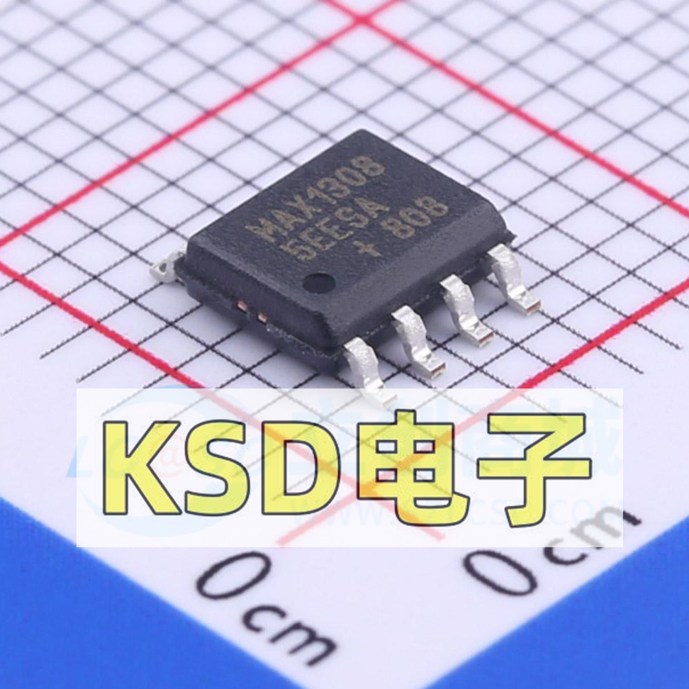 全新原装 MAX13085EESA+T 丝印MAX1308 SOP-8 ESD保护收发器芯片