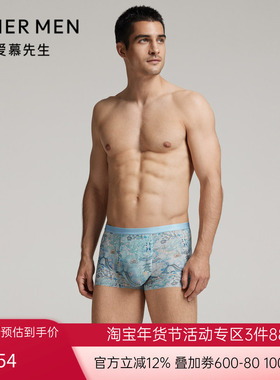 爱慕先生24AWUSPACE男士装腰平角裤NS23L402