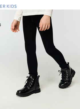 爱慕儿童秋冬无缝暖暖打底裤女孩A类含羊毛打底裤AK182K791