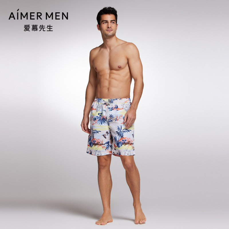 Aimer Men23SS沙滩裤男士长款沙滩裤NS66J851