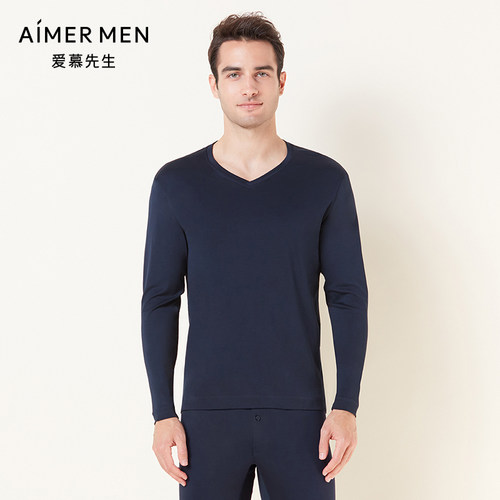 aimer men爱慕先生睿智暖衣V领长袖NS72C471