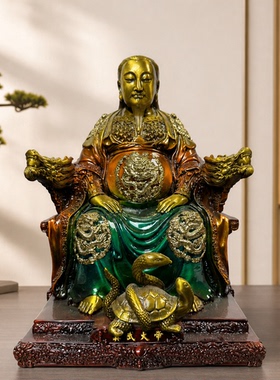 真武大帝玄天上帝神像家用摆件