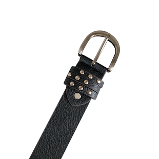 腰带女装饰复古高级感美式铆钉百搭学生黑色牛仔裤配裙子潮流皮带