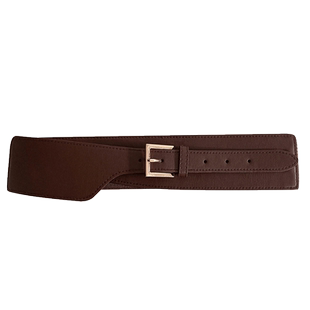 腰带女士配大衣黑色复古宽简约腰封装饰西装外套新款毛衣百搭皮带