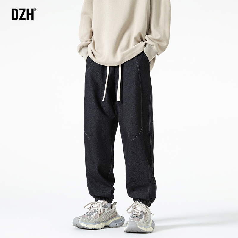 束脚牛仔裤宽松休闲裤长裤