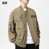 工装 棒球服男款 外套男青少年春季 新款 男士 衣服飞行员夹克男装 美式