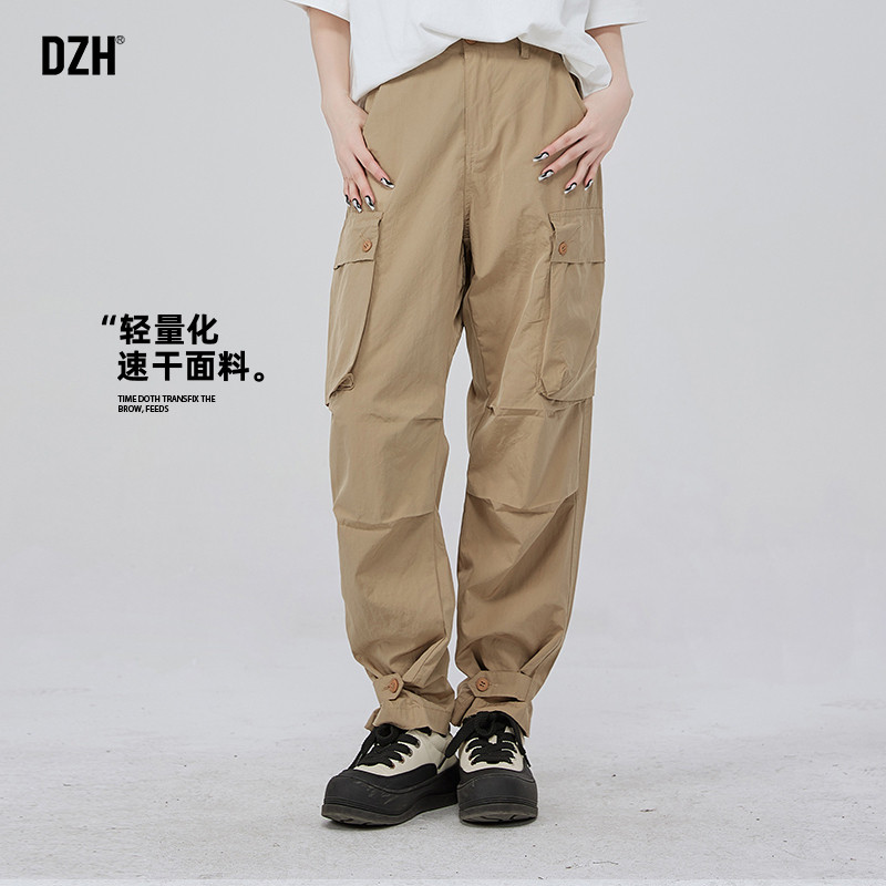 男生轻量化工装裤男夏季薄款2026新款速干裤子男款休闲长裤百搭潮