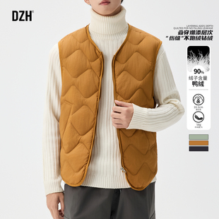 男士轻薄无袖羽绒马甲背心冬季保暖内搭2025新款叠穿羽绒男款内胆