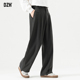 子男加绒加厚男裤 直筒宽松休闲裤 男装 西装 西裤 裤 长裤 男士 2026新款