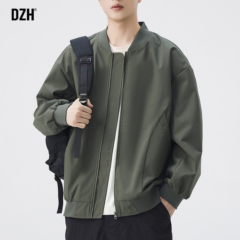 男士飞行夹克外套男春秋季2025新款男装秋装男款情侣装美式棒球服