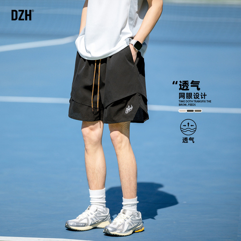 青少年篮球短裤男夏外穿潮牌运动五分裤宽松2025新款跑步训练裤子