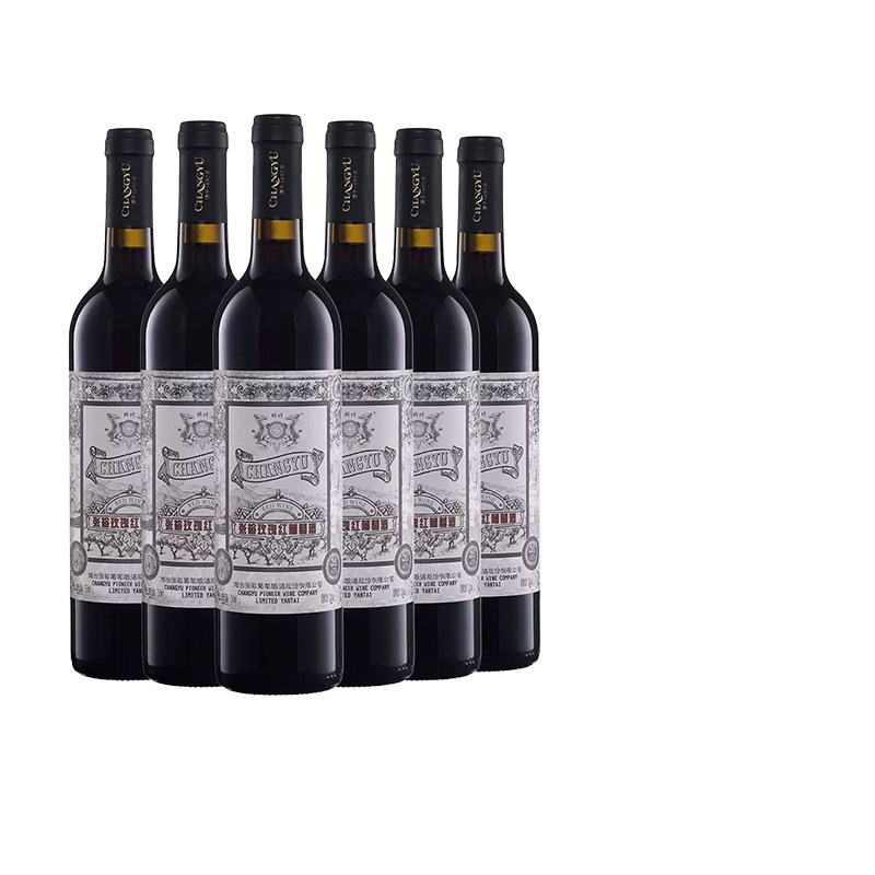 中酒网 张裕红酒玫瑰红甜型葡萄酒750ml*6瓶女士红酒甜酒微醺餐酒