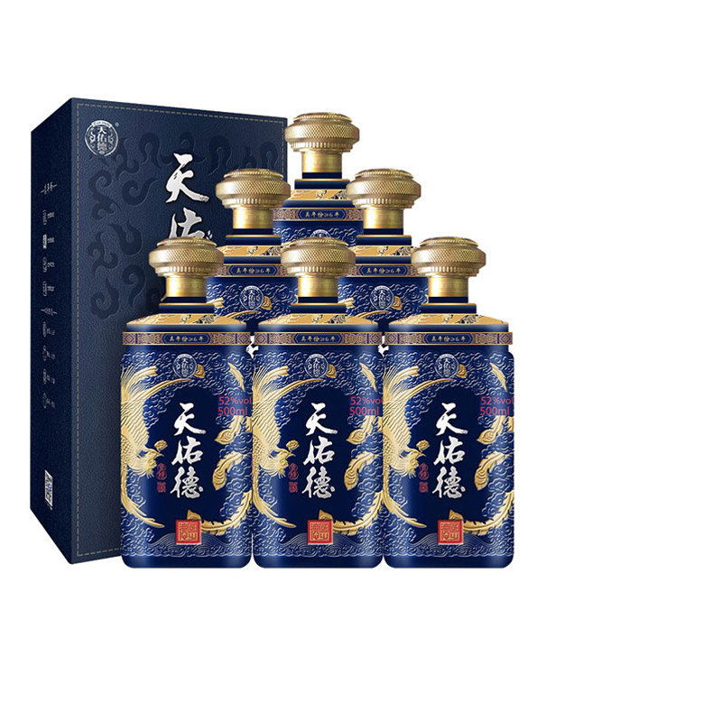 天佑德青稞酒国之德真年份52度500ml清香型白酒有机白酒高端礼盒